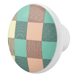 Seamless plaid pattern   セラミックノブ