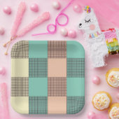 Seamless plaid pattern   ペーパープレート (パーティー)