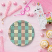Seamless plaid pattern   ペーパープレート (パーティー)