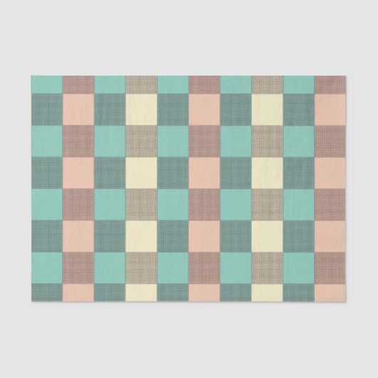 Seamless plaid pattern   薄葉紙 (正面)