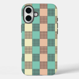 Seamless plaid pattern   iPhone 16 plusケース