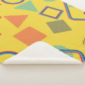 Seamless Pop Art Pattern. Abstract Colorful Textur シェルパブランケット (3/4)