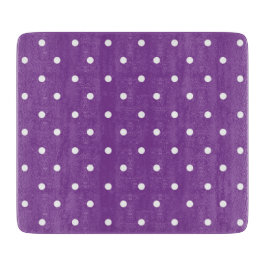 Seamless purple background polka dot pattern  カッティングボード