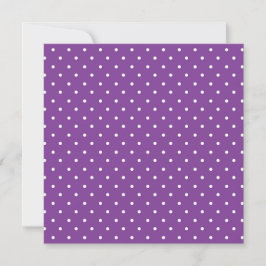 Seamless purple background polka dot pattern  サンキューカード