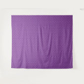 Seamless purple background polka dot pattern  タペストリー (正面(横))