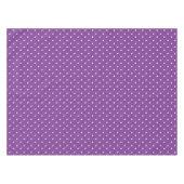 Seamless purple background polka dot pattern  テーブルクロス (正面(横))