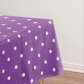 Seamless purple background polka dot pattern  テーブルクロス (インサイチュ)
