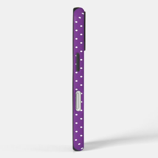 Seamless purple background polka dot pattern  Case-Mate iPhoneケース (裏面 / 右)