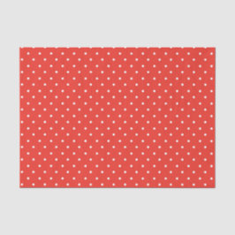 Seamless red background polka dot pattern 薄葉紙