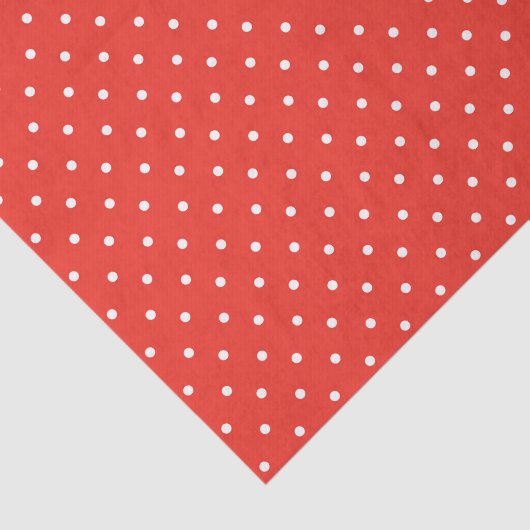 Seamless red background polka dot pattern 薄葉紙 (詳細)