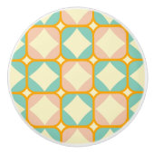 Seamless retro pattern with rounded squares セラミックノブ (正面)