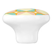 Seamless retro pattern with rounded squares セラミックノブ (側面)