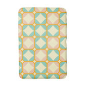 Seamless retro pattern with rounded squares バスマット (正面縦)