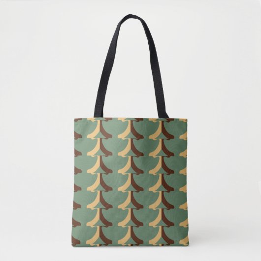 Seamless retro pattern with vertical elements. abs トートバッグ (正面)