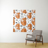 Seamless scandinavian pattern. kids background wit タペストリー (インサイチュ(横))