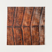 Seamless snake skin texture. Fashion tropical rept タペストリー (正面(横))