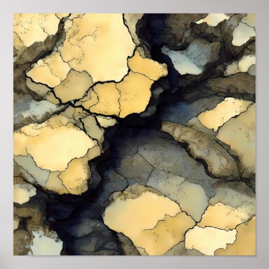 Seamless Speckled Crystalline Fabric Pattern ポスター (正面)