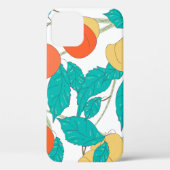 Seamless texture with fruits and leafs Case-Mate iPhoneケース (裏面)