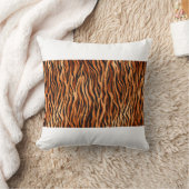 seamless tiger skin pattern. hand drawn クッション (ブランケット)