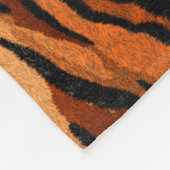 seamless tiger skin pattern. hand drawn フリースブランケット (角)