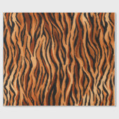 seamless tiger skin pattern. hand drawn ラッピングペーパー (フラット)