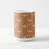 Seamless tiger stripe pattern コーヒーマグカップ (中央)
