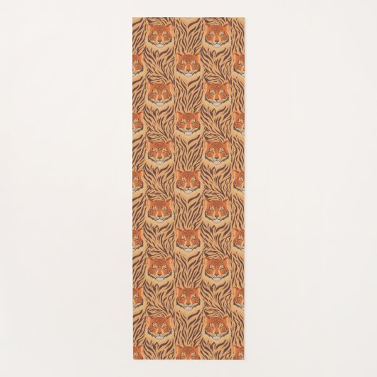 Seamless tiger stripe pattern ヨガマット (正面)