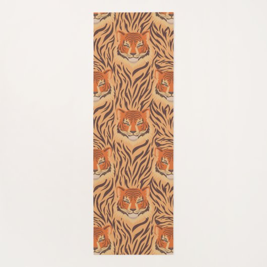 Seamless tiger stripe pattern ヨガマット (裏面)