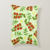 Seamless tomato pattern. Vegetable print. Vintage  アクセントクッション (裏面(縦))
