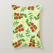 Seamless tomato pattern. Vegetable print. Vintage  アクセントクッション (正面(垂直))
