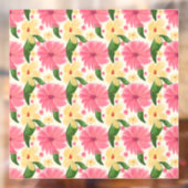 Seamless tropical floral pattern  ウィンドウサイン (シート2)