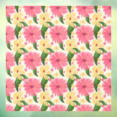 Seamless tropical floral pattern  ウィンドウサイン (シート3)