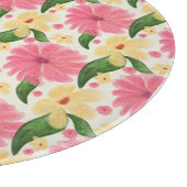 Seamless tropical floral pattern  カッティングボード (角)