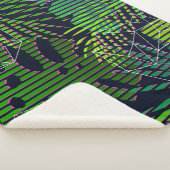 Seamless tropical pattern with tropical plants. Ha シェルパブランケット (3/4)