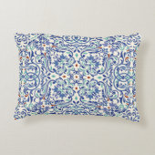 Seamless turkish colorful pattern. Endless pattern アクセントクッション (裏面)