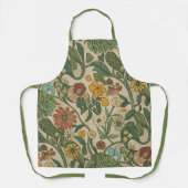 Seamless vintage botanical pattern  エプロン (正面)