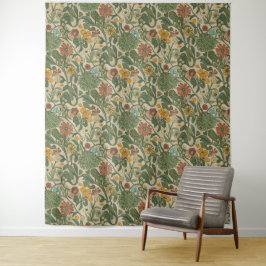 Seamless vintage botanical pattern  タペストリー