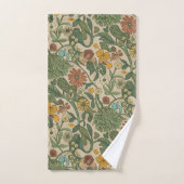 Seamless vintage botanical pattern  バスタオルセット (ハンドタオル)