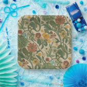 Seamless vintage botanical pattern  ペーパープレート (パーティー)