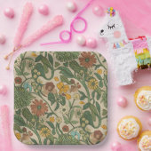 Seamless vintage botanical pattern  ペーパープレート (パーティー)