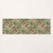 Seamless vintage botanical pattern  ヨガマット (裏面(横))