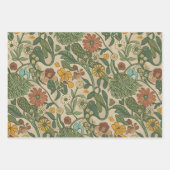 Seamless vintage botanical pattern  ラッピングペーパーシート (正面2)