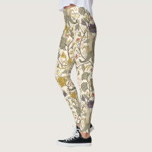 Seamless vintage floral pattern in cream back