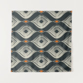 seamless vintage pattern タペストリー (正面(横))