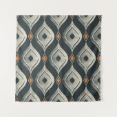 seamless vintage pattern タペストリー (正面)