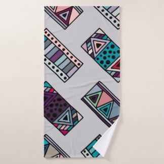 Seamless vintage pattern. geometrical background w バスタオル