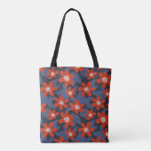 Seamless vintage pattern in Scandinavian style wit トートバッグ (裏面)
