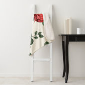 Seamless vintage pattern with roses シェルパブランケット (インサイチュ)