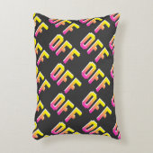 Seamless vintage pixel off signs pattern. Outline  アクセントクッション (正面(垂直))