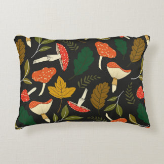 seamless vintage repeat pattern with various illus アクセントクッション